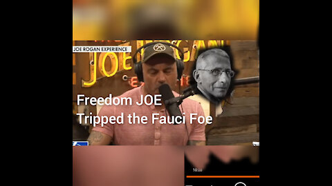 Freedom JOE tripped the Fauci Foe