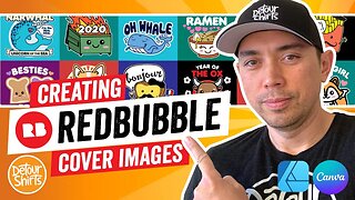 Creating Amazing RedBubble Shop Cover Images for FREE Using Canva and with Affinity Designer