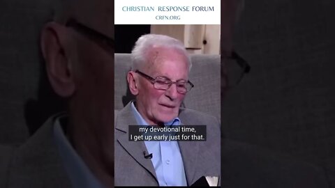 Brother Andrew - The Most Important 2 Hours - Christian Response Forum #shorts #bible #prayer