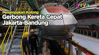 PENAMPAKAN LANGKA! Kolong Kereta Cepat Jakarta-Bandung