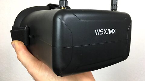 WSX-F01 HD FPV Goggles Unboxing and Review