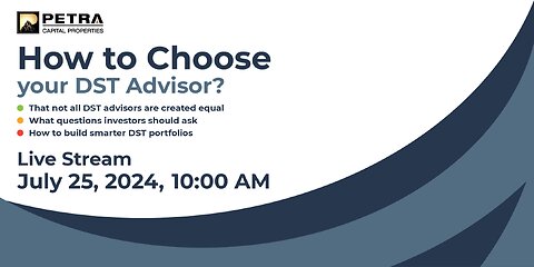 How to Choose your DST Advisor?