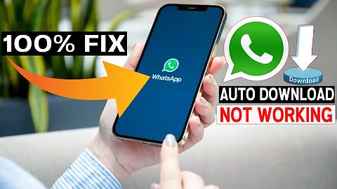 How to Fix Auto Download Not Working on WhatsApp on iPhone || Fix This Issue Easily