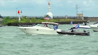 Trump rally in WNY takes to land and water