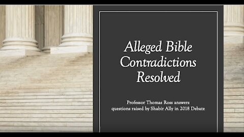 Bible Contradictions? Christ's Line, Resurrection, Ascension & Paul's Conversion; Shabir Ally's Case