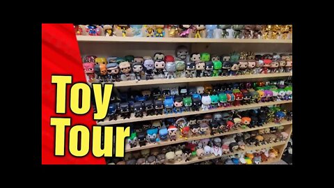 Tour of friend's toy collection.