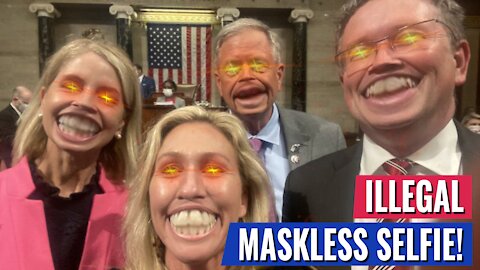 FREEDOM: REPUBLICANS POST MASKLESS SELFIE ON THE HOUSE FLOOR - FOLLOW THE SCIENCE NANCY