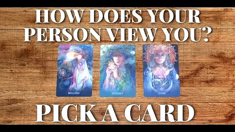How Does Your Person View You?👀 How Do They See You?🔮 (Pick a Card Tarot Reading) 🔮 In-Depth Details