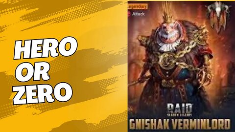 Gnishak Verminlord Full Guide - Raid Shadow Legends