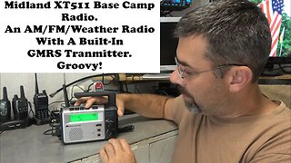 Midland XT511 Base Camp Radio. A Portable "Base Station" with all the cool features!