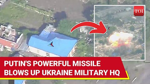 Boom! Russian Iskander Missile Strike Decimates Ukrainian Military HQ In Donbass | Watch