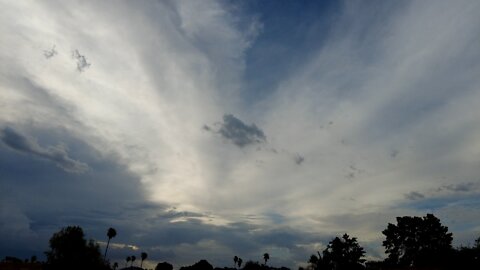 Phoenix cloudy and windy sunset