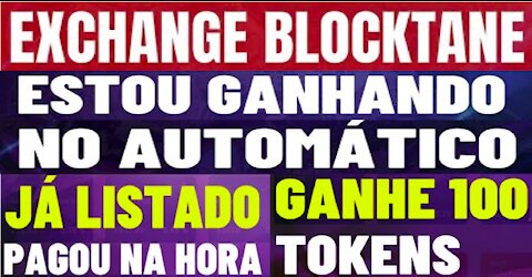 【 BLOCKTANE 】Renda Passiva | Cadastre-se e Ganhe R$ 15 reais agora | Paga muito rápido | #Crypto