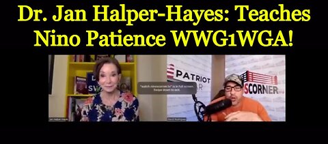 Dr. Jan Halper-Hayes ON Ninos Corner: Teaches Nino Patience!!!