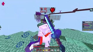 so close to beating the noob team but my fault in Cubecraft Eggwars