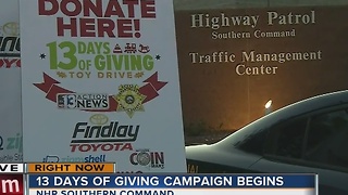 13 Days of Giving is now underway in Las Vegas