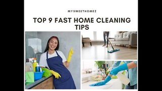 🔥Top 9 Fast Home Cleaning Tips🔥
