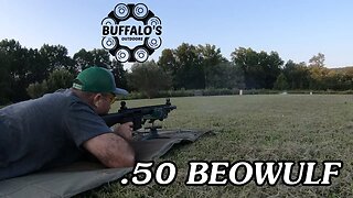.50 Beowulf 100 yard water test