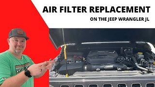 How to Change the Air Filter on the 18-22 Jeep Wrangler JL