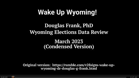 Wake Up Wyoming! Condensed