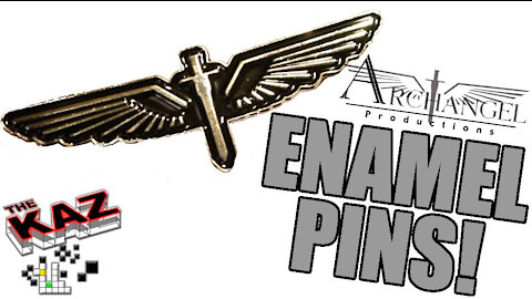 Archangel Productions Logo Enamel Pins