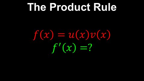 The Product Rule, Differentiation - AP Calculus AB/BC