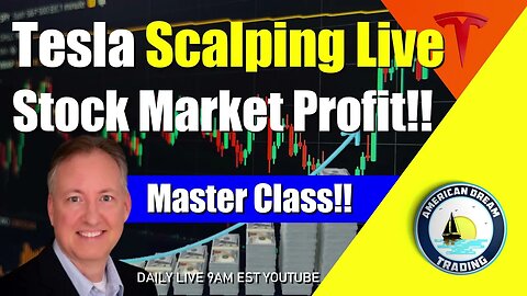 Mastering Tesla Scalping, Stock Market Training +$6,000 Profit Master Class