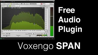 Free Audio Plugin Voxengo SPAN for Post Processing Sound