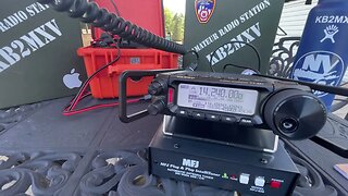 Some backyard DX with S51DX Janez from Slovenia. Yaesu FT-891