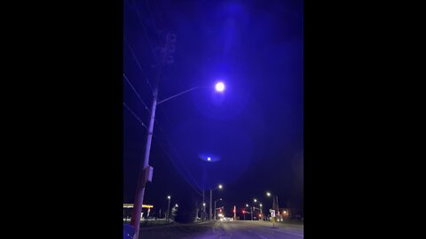 Purple UV street Lights