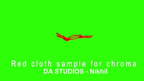 red cloth for Chroma l After effects l Trapcode mir