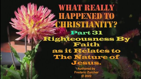 Fred Zurcher on What Really Happened to Christianity pt31