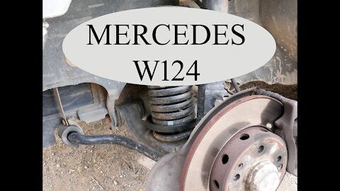 Mercedes Benz w124 - How to remove the coil springs on your car