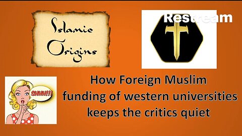 How Foreign Muslim funding of western universities keeps the critics quiet: with @LloydDeJongh