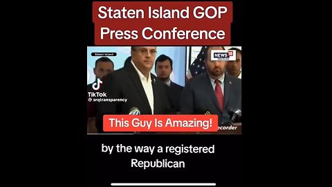 News reporters get called out at Staten Island GOP Press Conference.