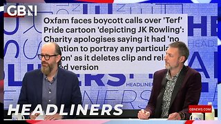 Oxfam faces boycott calls over 'Terf' Pride cartoon 'depicting JK Rowling 🗞 Headliners