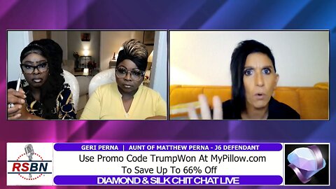 Diamond & Silk Joined by: Geri Perna, Aunt of Jan. 6 Political Prisoner Matthew Perna 8/1/22