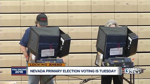 Nevada primary election voting is Tuesday