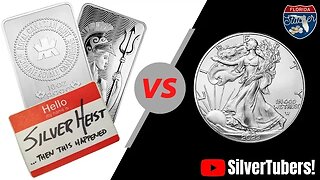 10 oz Silver Bars or American Silver Eagles! Which Should You Stack? w/ Silver Heist!!!