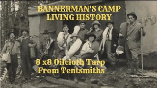 Classic Camping Living History: 8 x8 Oilcloth Tarp From Tentsmiths