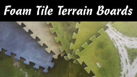 Interlocking Foam Tile Terrain Boards Overview