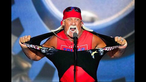 Hulk Hogan 'hulks up' at 2024 RNC