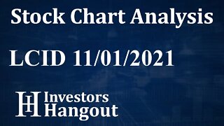 LCID Stock Chart Analysis Lucid Group Inc. - 11-01-2021