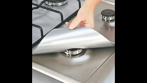 1/4PC Stove Protector Cover Liner Gas Stove Protector