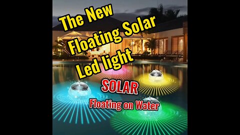 FLOATING SOLAR LED LIGHTS