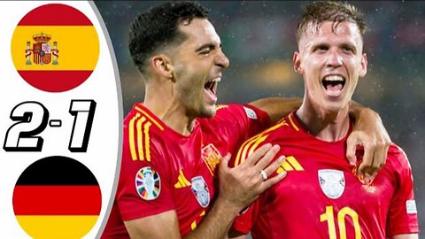 Germany vs Spain 1-2 |Goals&Highlights| Euro 2024 quarter finals