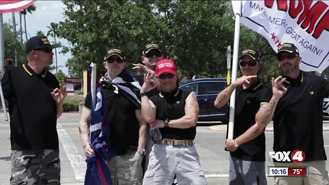 Proud Boys voice beliefs in Cape Coral