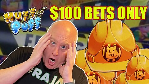 💰$100 Spins!💰 Nonstop Jackpots on High Limit Huff N Puff!