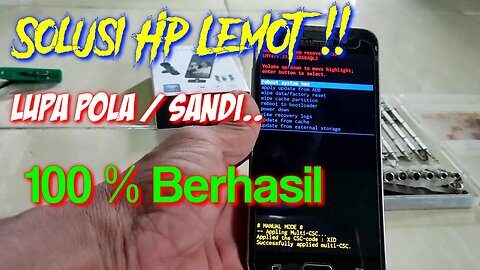 Cara Atasi Samsung J3 2016 Lemot // Lupa Pola Atau Sandi 100% Berhasil @stay0301