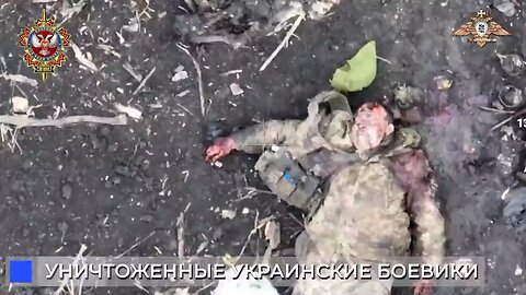 Russian quadcopter demilitarizing Ukrainians in Bakhmut